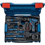 Perceuse-visseuse Bosch Professional GSR 12V-15 + outillage a main + 2 batter...