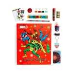 Marvel Avengers  12 Days Of Christmas Advent Calendar Kids Stationery  Xmas Gift