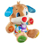 Fisher-Price Puppy Eveil Progressif | Peluche Musicale et Interactive | Plus de 75 Chansons et 3 Niveaux D'apprentissage | Jouet bébé 6 Mois et Plus pour Filles et Garçons, Version: Italien, FPM51