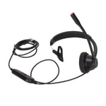 Rj9 Single Ear Headset Cell Phone Headset With Mic Mute Speaker Volume And Part