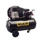 Nuair - Compresseur pro entrainé par courroie 100 Litres 3 Cv 10 bars - 20 m3 /h - B2800B/100CM3