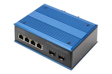 Digitus Industrial 4+2 port Gigabit Ethernet PoE switch