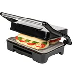 Progress Multi-Purpose Non-Stick Panini Press - Health Grill With Marble Effect Coating, 750W Toastie Maker, No Need for Oil, Drip Tray for Excess Fat, Floating Hinge for Thicker Cuts, Go Healthy