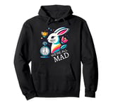 Alice in Wonderland - We're All Mad White Rabbit Mad Hatter Pullover Hoodie