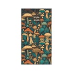 2025 Pocket Planner: Two-Year-Plus Monthly Pocket Calendar Planner (29-Month): August 2024 - December 2026, 6.5" x 3.5" - Mighty Mushrooms