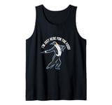 Funny Penguin Tuxedo I'm Just Here for the Food Tank Top