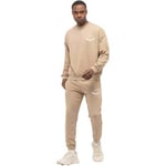 Ensembles de survêtement Tombarron  Tom Barron Men's 'Happy' Embroidered Oversize Casual Tracksuit