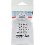 Gourmet Rubber Stamps Cling Stamps 2.75 x 4.75-inch It's A Smile, It's A Kiss, Acrylic, Multicoloured, 2.03 x 3.76 x 0.25 cm