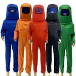 Among Us Barnkläder för Pojkar Rollspel Jumpsuit Ryggsäck Outfit 10-12 Years Red