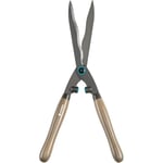 Gardena Taille-Haies NatureCut Ciseaux de Jardin Robustes pour la Coupe de Haies et de Branches épaisses, 23 cm, Lames avec revêtement Anti-adhérant, poignée en Bois Ergonomique (12300-20)