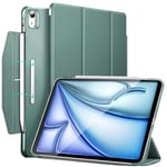 ESR Coque pour iPad Air 11 Pouces M2 (2024), iPad Air 6/5/4(2022/2020, 10.9 Pouces), Coque Smart à Trois Volets avec Fermoir, Support Pencil Pro/USB-C, Séries Ascend, Vert