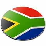 Round Mouse Mat - South Africa Pretoria Flag Office Gift #9121