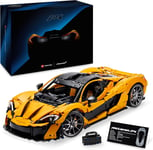 LEGO Technic McLaren P1 Hypercar Building Set, Scale Model Car Kit for Adults to