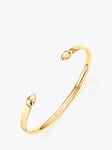 Monica Vinader Fiji Bud Open Cuff, Gold