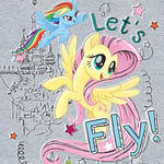 Pyramid International My Little Pony Movie (Let's Fly) -Canvas Print 40 x 40cm, Wood, Multi-Colour, 40 x 40 x 1.3 cm