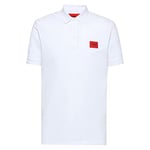 HUGO Men's Dereso222 Polo Shirt, White100, XXL