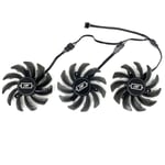 Ventilateur de refroidissement Radeon RX 5700,pour carte graphique Gigabyte RX 5500 5600 5700 XT,78MM - Type black 3-Fan