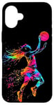 iPhone 16 Plus Basketball Girl Dunk Kids Youth Player Teenage Girl Women Case