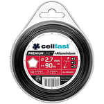 Cellfast Fil De Coupe Fil De Débroussailleuse Renforcé Acier Trempé Et Résistant Premium Étoile 2,7 mm 90 m