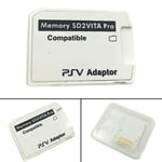 Adaptateur Micro Sd Vers Memory Stick Pro Duo Sd2vita 5.0 - Blanc - Ps Vita