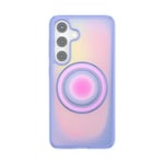 PopSockets Samsung Galaxy S24 Case Compatible with MagSafe, with Magnetic Round Phone Grip Included, Phone Case for Galaxy S24 - Aura