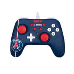 Konix PSG Manette filaire pour Nintendo Switch, Switch OLED et PC - Fonction vibration - Câble 3 m - Bleu, blanc et rouge