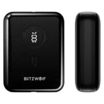 BW-P21 10000mAh 22,5W Supersnabbladdning QC3.0 PD3.0 Digital Display Bärbar Mini Power Bank för iPhone 16 15 14 Pro Max för Xiaomi/Samsung/Huawei