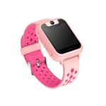 Gps Kids Tracker Smart Watch 64m With Camera Touch Type Games Wi Pink