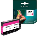 Tulostimen mustekasetti HP 711M magenta , 28 ml , 480 sivua , CZ131A , yhteensopiva designjet T120 T125 T130 T520 T525 T525 T530 kanssa.