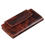 STILORD 'Lorelai' Porte-Monnaie pour Femme avec Style Portefeuille Vintage Poche à Monnaie Élégant Étui pour Billets Cartes Monnaie, Couleur:Milano - Marron