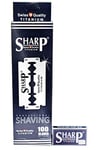 Razor Blades Club Lot de 100 lames de rasoir Sharp Titanium