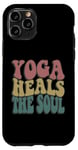 Coque pour iPhone 11 Pro Yoga Heals The Soul Inspirational Wellness