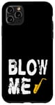 Coque pour iPhone 11 Pro Max Saxophone Alto Ténor Orchestre Camp Jazz Indie