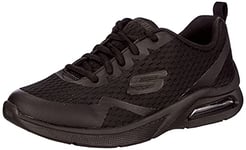 Skechers Garçon Microspec Max Basket, Noir, 38 EU