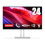 LENOVO L24i-4B - Écran 24'' FHD (IPS, 100 Hz, 4 ms, VGA+HDMI, Cable HDMI) - Gris