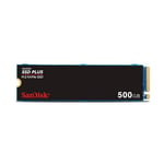 SanDisk SSD Plus 500 Go, M.2 2280, PCIe Gen3 NVMe SSD, avec une vitesse de lecture allant jusqu'à 3200 MB/s
