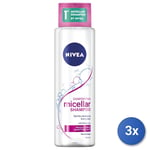 3x Nivea Shampoo 400 ml Micellar Comforting