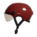 Cosmo Fusion - Casque avec éclairage Vélo Arrière Intelligent et Connecté - Feu Stop, Detection de Chute Automatique, Partage de trajet - Neuf