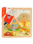 Goki 4-layer Puzzle Seasons 54pcs. Wood