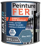 Batir Peintures Peinture fer martelé peintures - 0,5 l Bleu