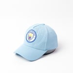 Manchester City Solhatt Fotbollslag Souvenir-präglad keps sjöblå lake blue