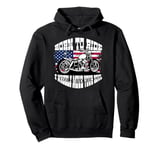 For Adults and Kids, Men And Women US Flag Motorcycle Biker Pullover Hoodie