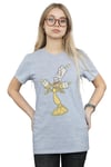 Beauty And The Beast Lumiere Distressed Cotton Boyfriend T-Shirt