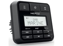 Hertz HMR15D Marine DAB+ radio m/bt 100% vanntett front IP66, 4