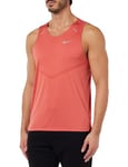 NIKE Men's M NK DF Rise 365 Tank Vest, Adobe/Reflective SILV, XL