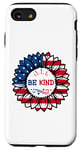 iPhone SE (2020) / 7 / 8 4th Of July Be Kind Sunflower Red White And Blue 2023 Gifts Case