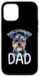 Coque pour iPhone 13 Pro Mini Schnauzer Lover, Pop Art coloré, pour hommes, Mini Schnauzer Dad