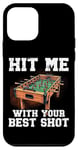 Coque pour iPhone 12 mini Baby-foot de baby-foot « Hit Me With Your Best Shot »