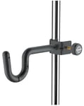 K&M 157 Support pour trompette Noir Acier - pour pupitres et pieds avec tube de 3 cm de diamètre maximum - accrochage sans effort