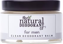 The Natural Deodorant Co Clean Deodorant Balm For Men 55g Aluminium Free Plastic